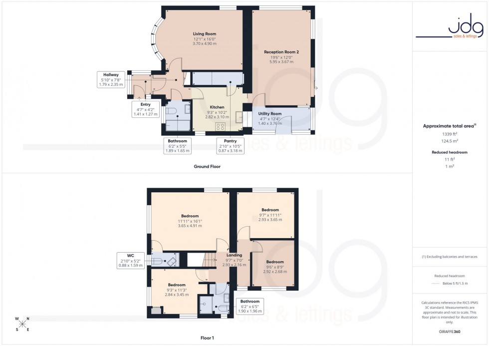 Floorplan for Kirklands, Hest Bank, LA2