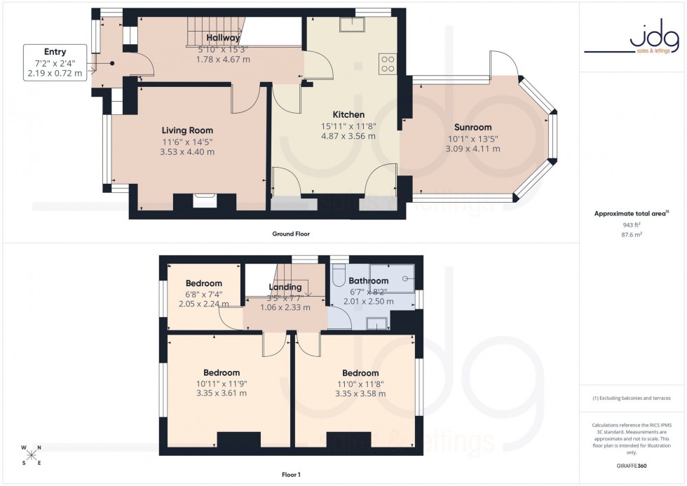 Floorplan for Limes Avenue, Heysham, LA3