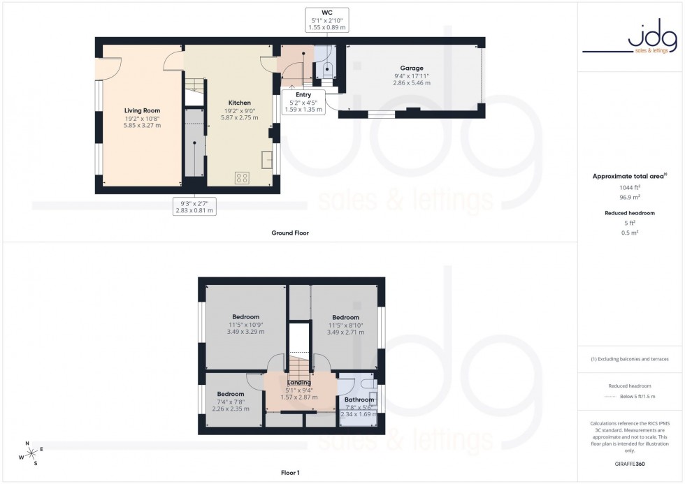 Floorplan for Belmont Close, Lancaster, LA1