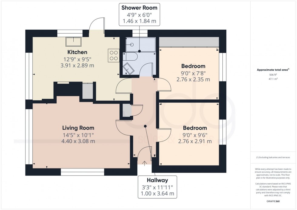 Floorplan for Westgate, Morecambe, LA4