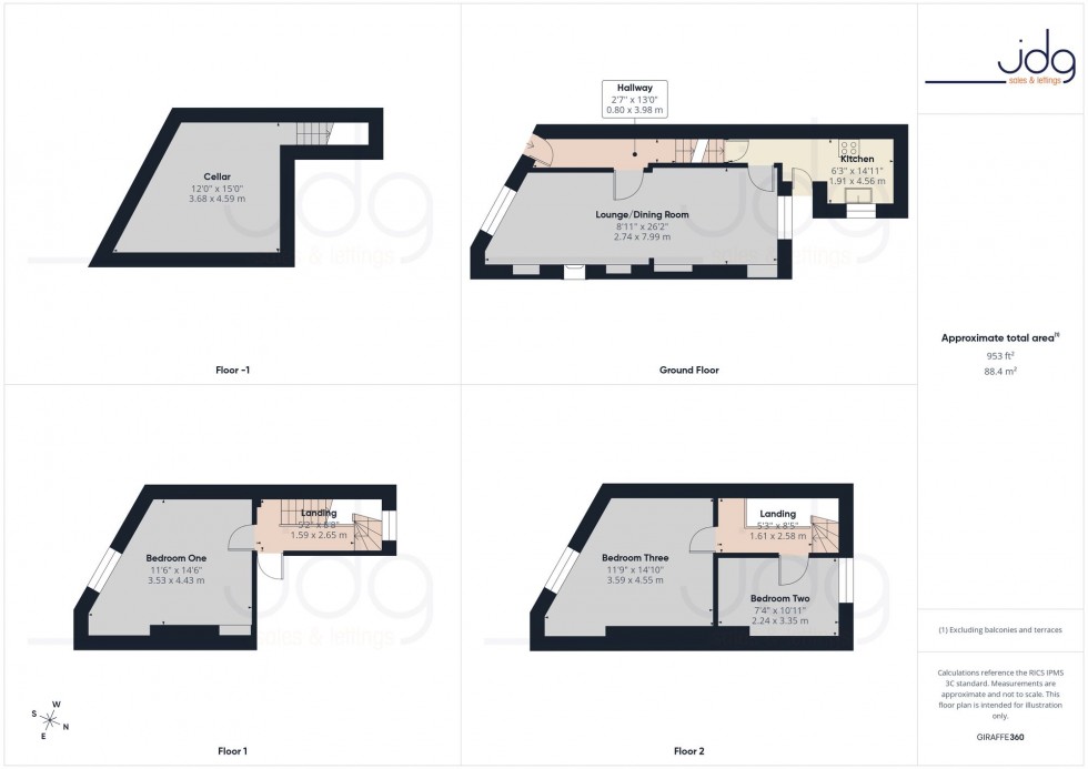 Floorplan for De Vitre Street, Lancaster, LA1