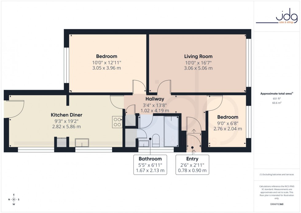 Floorplan for Oak Avenue, Morecambe, LA4