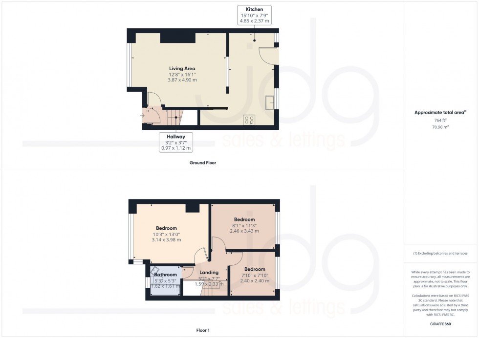 Floorplan for Devonshire Street, Lancaster, LA1