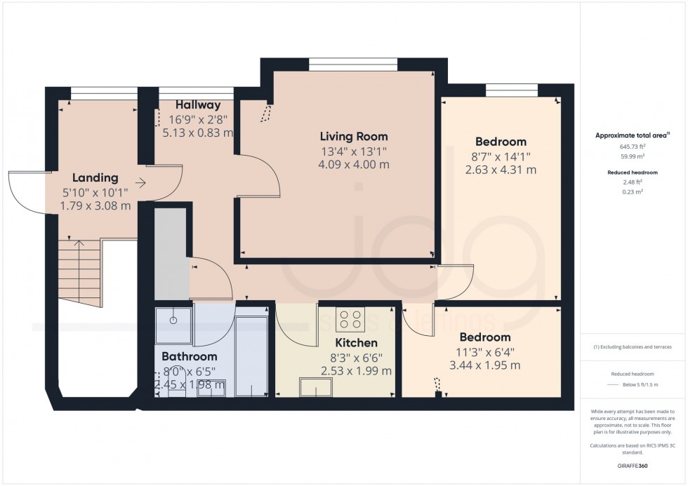 Floorplan for Durham Avenue, Lancaster, LA1