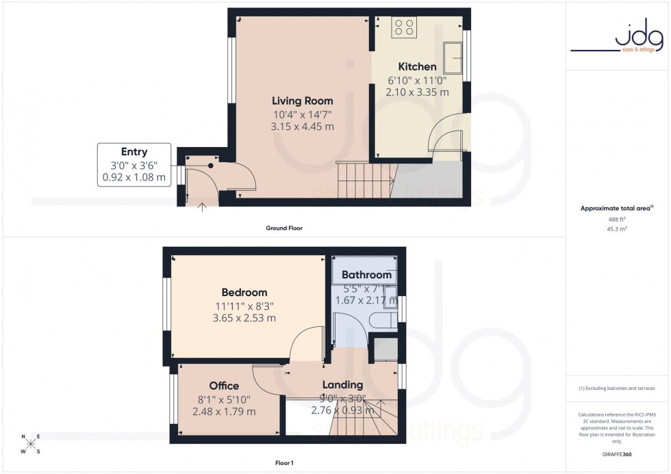 Floorplan for Larchwood, Lancaster, LA1