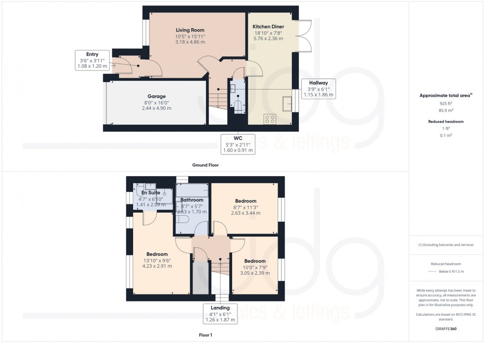 Floorplan for Laund Gardens, Galgate, LA2