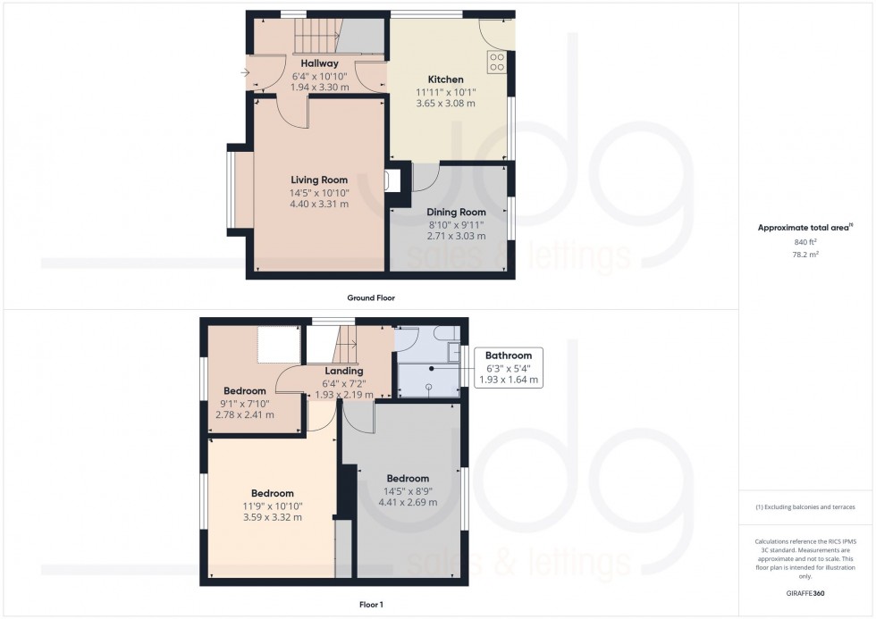 Floorplan for Tomlinson Road, Heysham, LA3