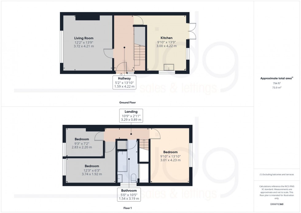 Floorplan for Aysgarth Road, Lancaster, LA1