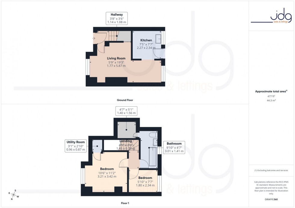 Floorplan for Granville Road, Lancaster, LA1