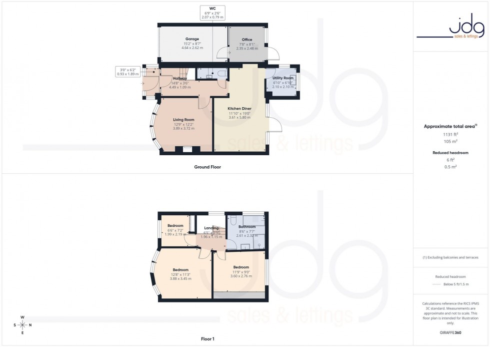 Floorplan for Knowlys Crescent, Heysham, LA3