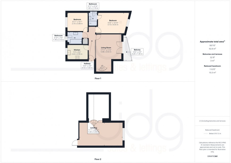 Floorplan for Waterside, Lancaster, LA1
