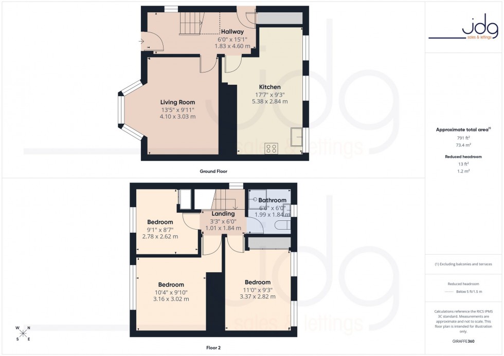 Floorplan for Barley Cop Lane, Lancaster, LA1