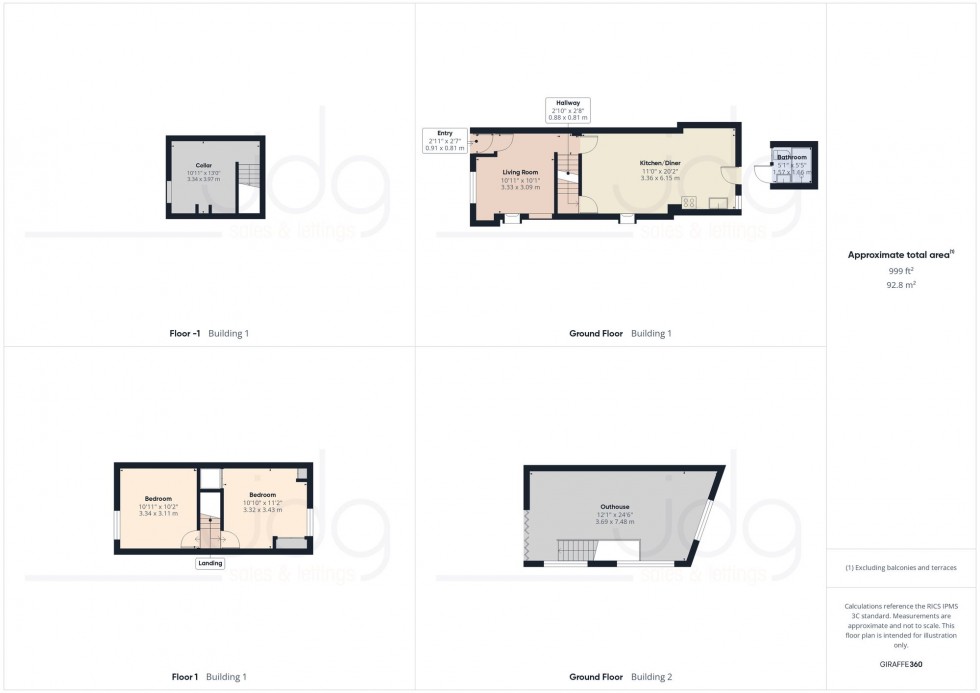 Floorplan for Park Road, Lancaster, LA1