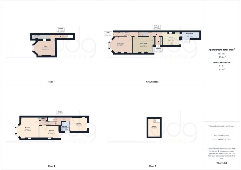 Floorplan for Slyne Road, Lancaster, LA1