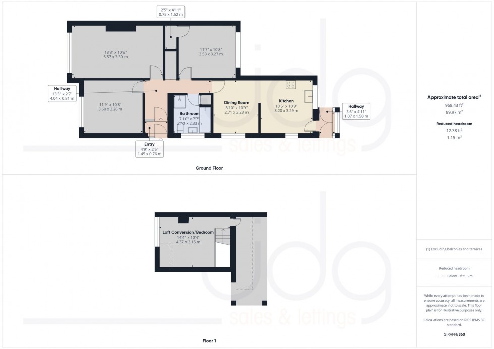 Floorplan for Pinewood Avenue, Bolton Le Sands, LA5