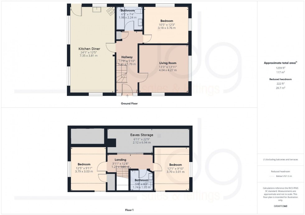 Floorplan for Conder Green Road, Galgate, LA2