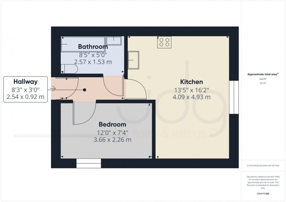 Floorplan for Balmoral Road, Morecambe, LA3