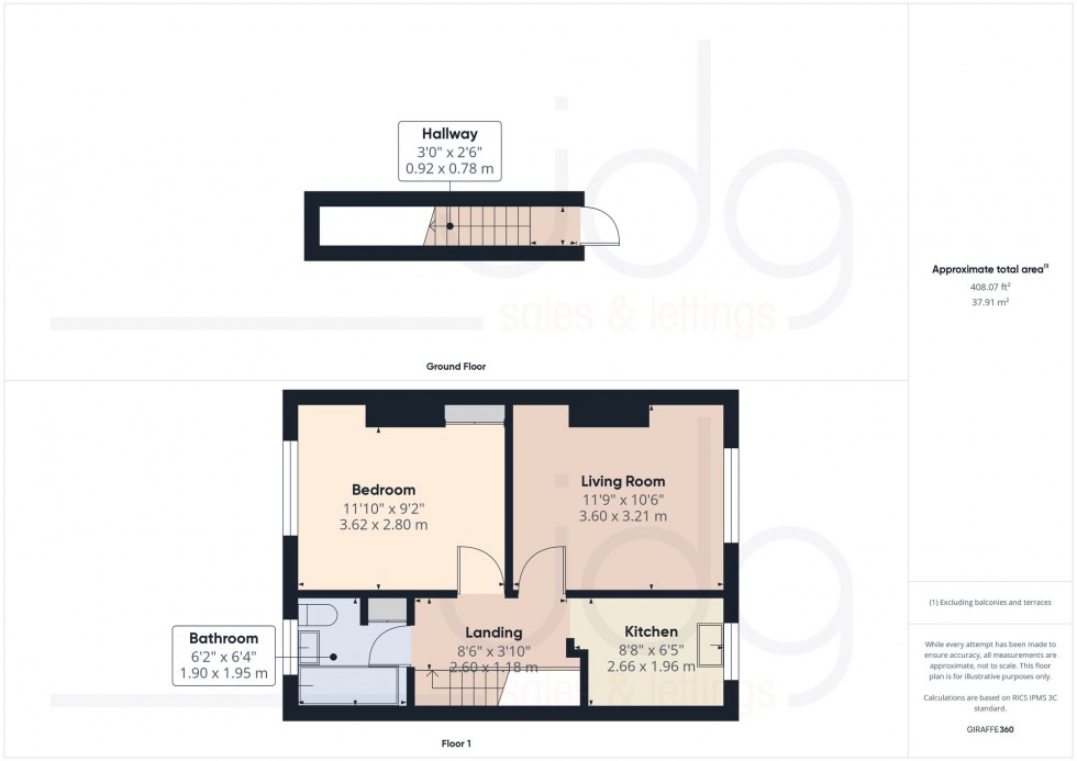 Floorplan for Windsor Road, Morecambe, LA3