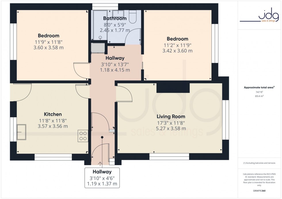 Floorplan for Sunnybank Road, Bolton Le Sands, LA5