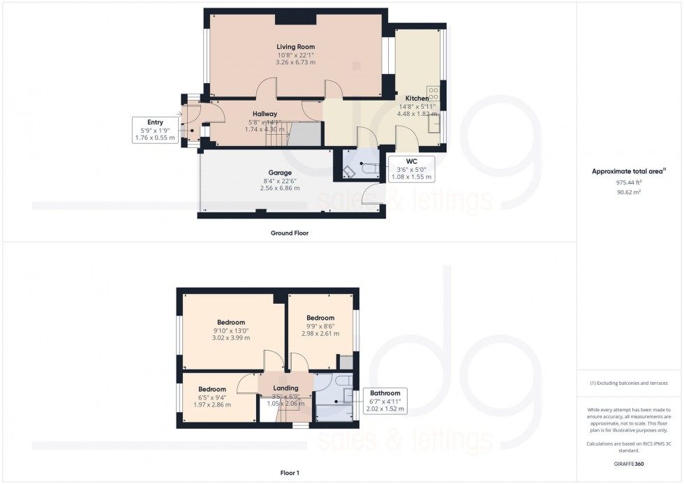 Floorplan for Vale Road, Lancaster, LA1