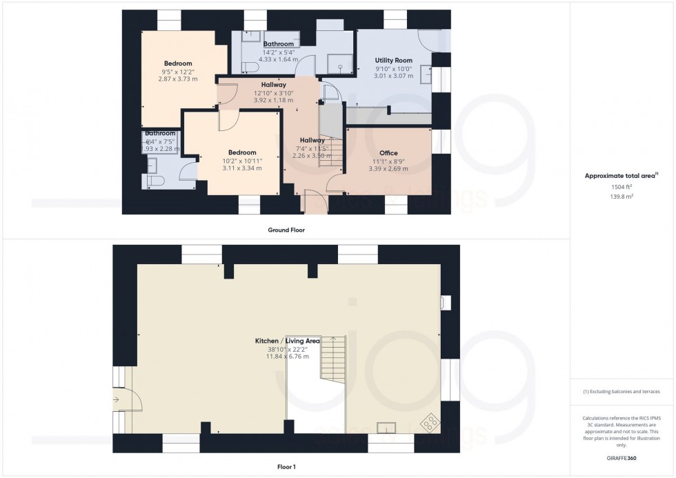 Floorplan for Hornby Road, Claughton, LA2