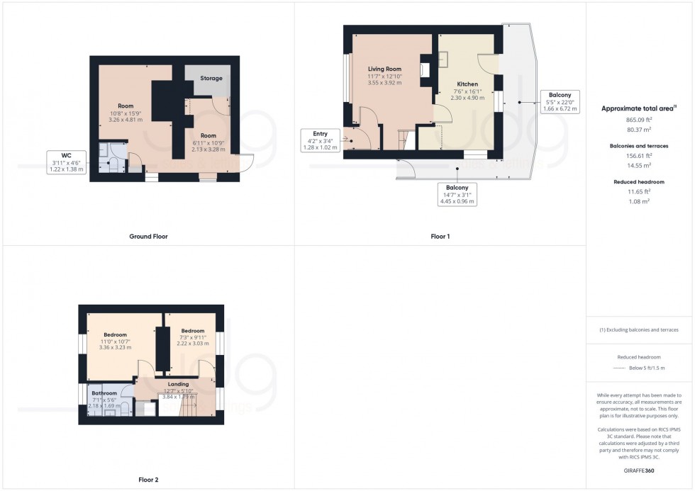 Floorplan for Main Road, Galgate, LA2