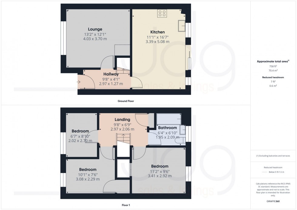 Floorplan for Wharfedale, Galgate, LA2