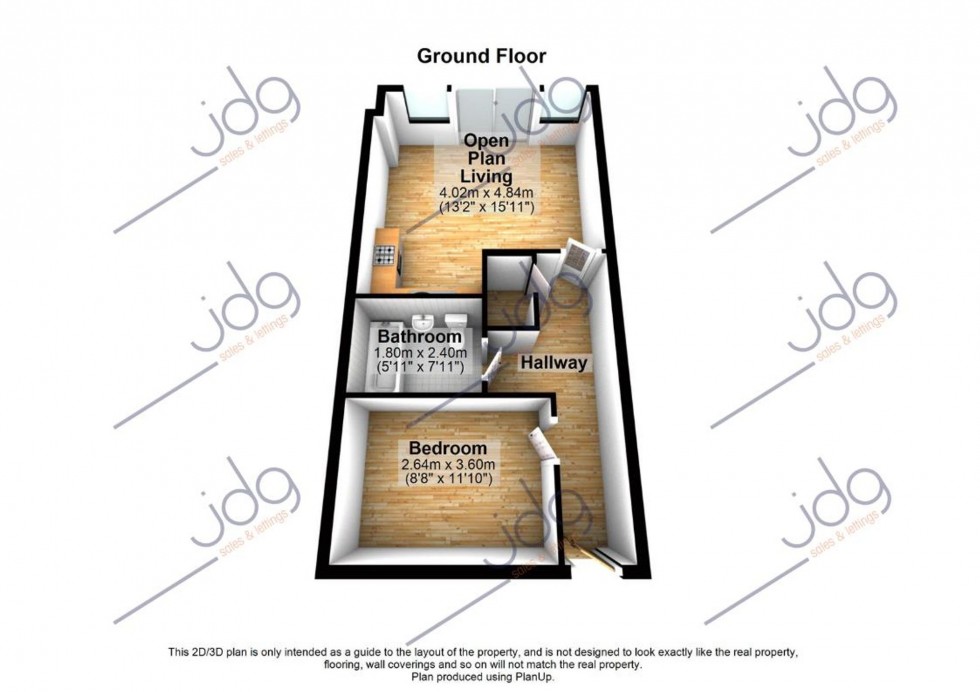 Floorplan for Aalborg Place, Mill View House Aalborg Place, LA1