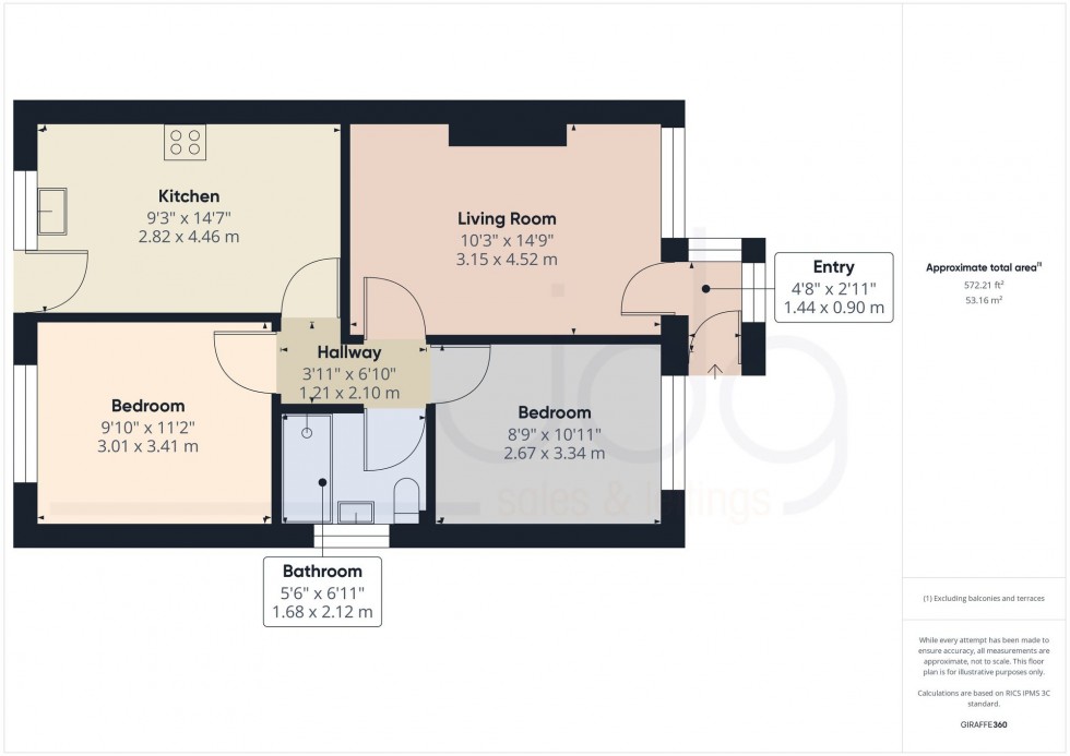 Floorplan for Winthorpe Avenue, Morecambe, LA4