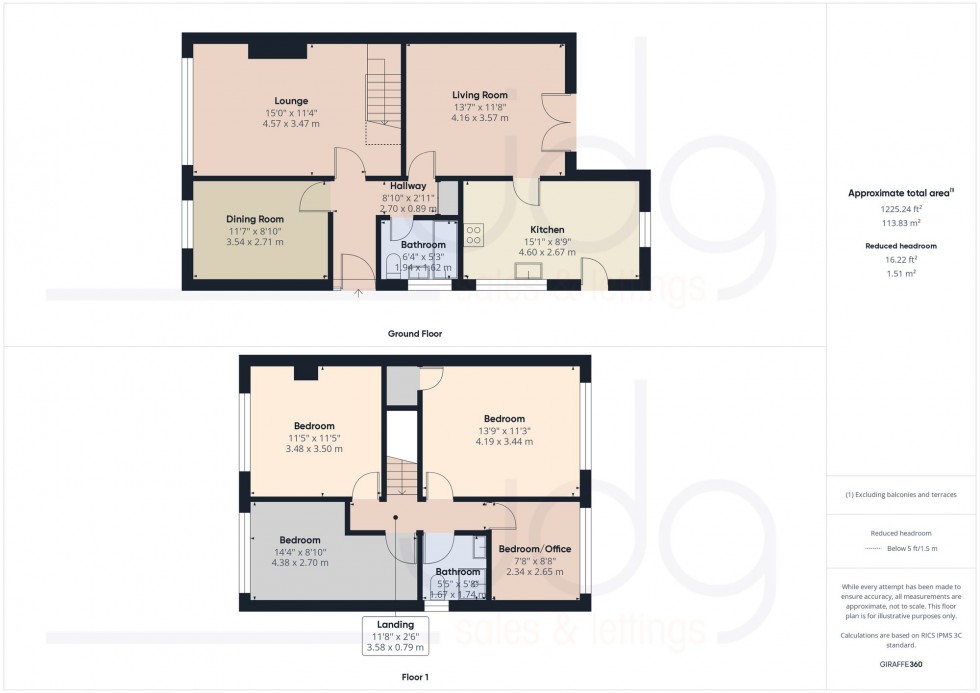 Floorplan for Winchester Avenue, Lancaster, LA1