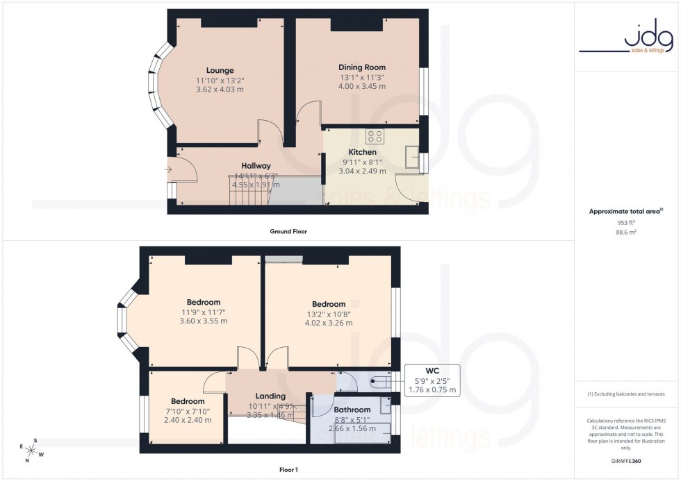 Floorplan for Stanley Road, Heysham, LA3