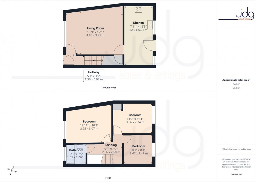Floorplan for Beech Street, Lancaster, LA1