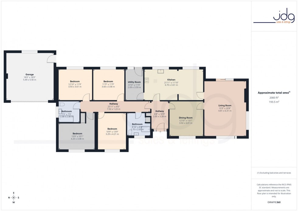 Floorplan for Stanmore Drive, Lancaster, LA1