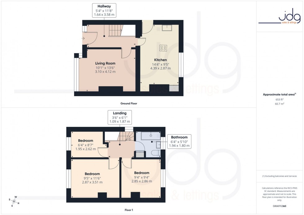 Floorplan for Rossall Road, Lancaster, LA1