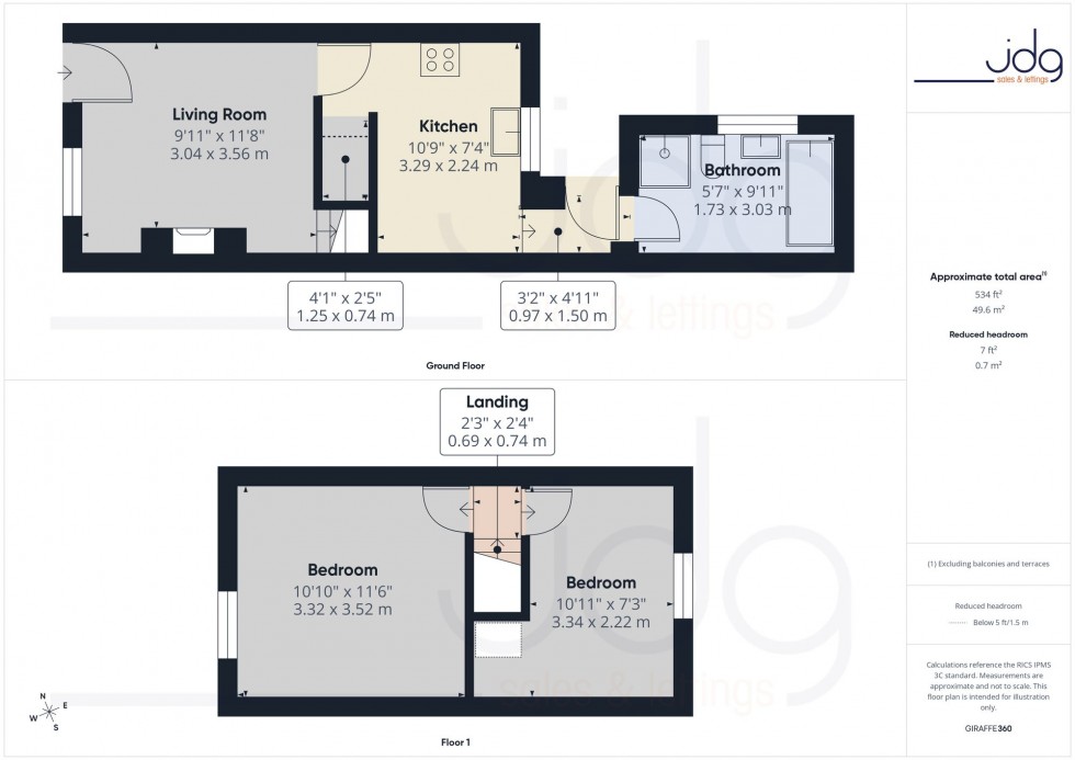 Floorplan for Dunkeld Street, Lancaster, LA1