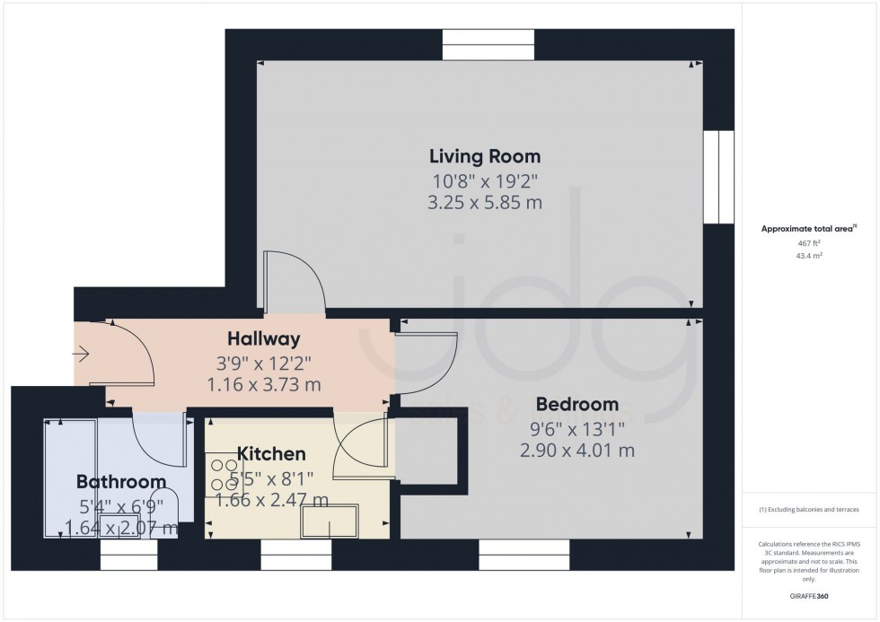Floorplan for High Street, Highmount Court High Street, LA1