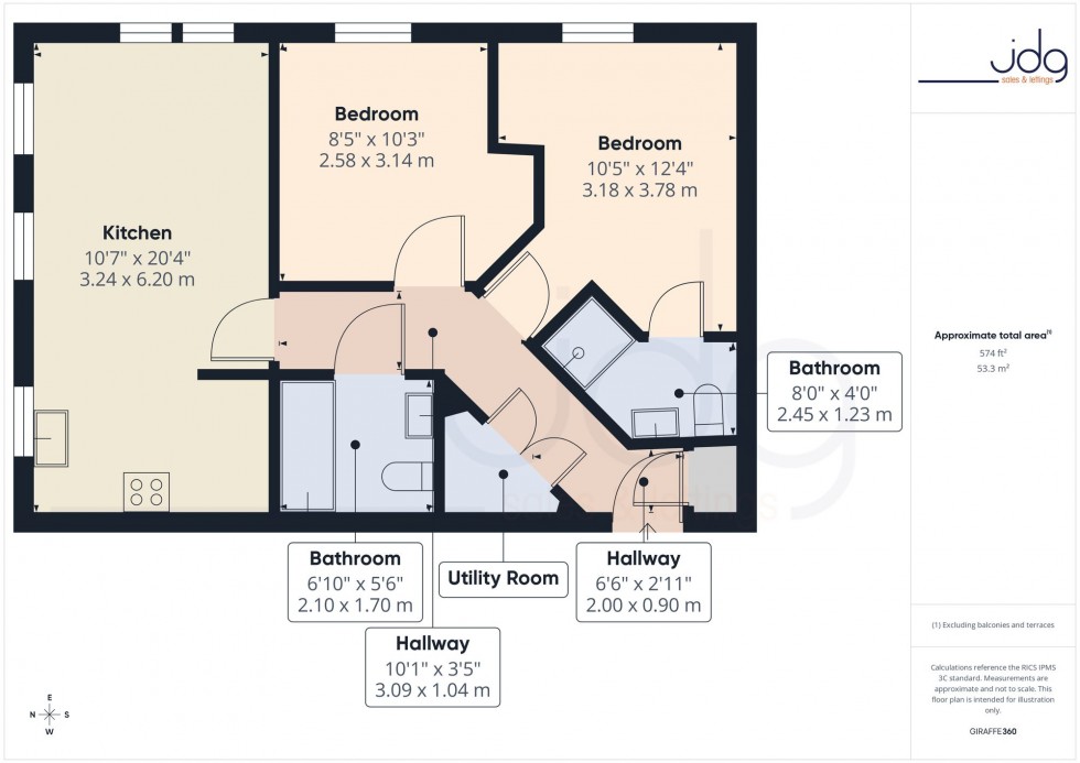 Floorplan for New Quay Road, Lancaster, LA1