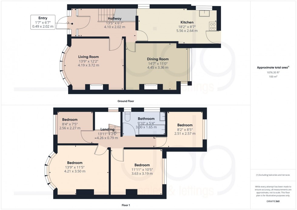 Floorplan for West End Road, Morecambe, LA4