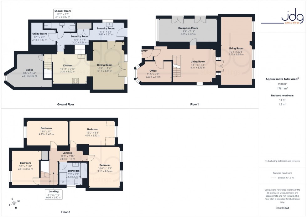 Floorplan for Derwent Road, Lancaster, LA1