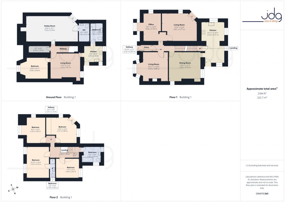 Floorplan for Derwent Road, Lancaster, LA1