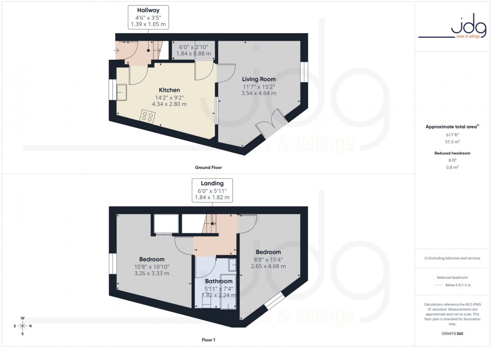 Floorplan for St. Georges Quay, Lancaster, LA1