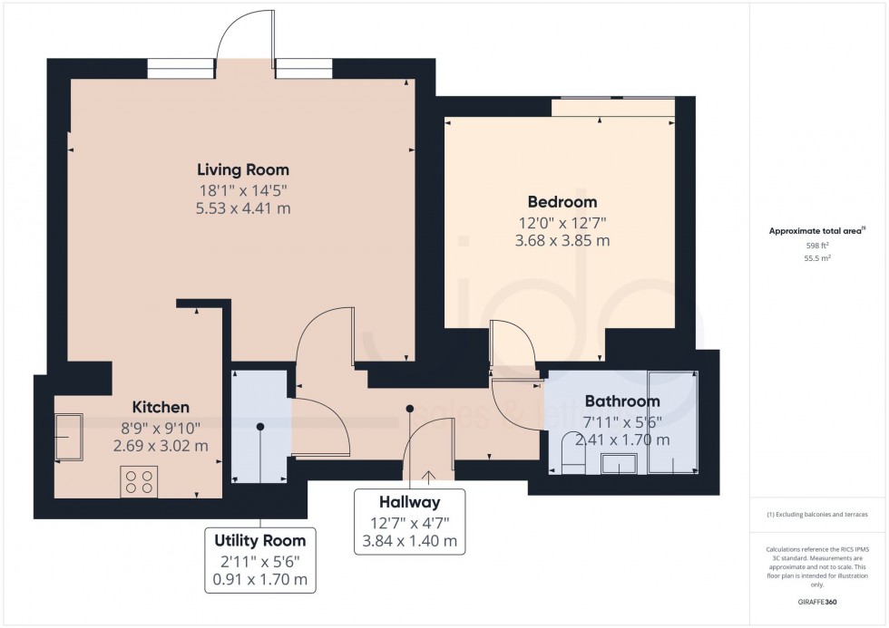 Floorplan for Kershaw Drive, The Residence Kershaw Drive, LA1
