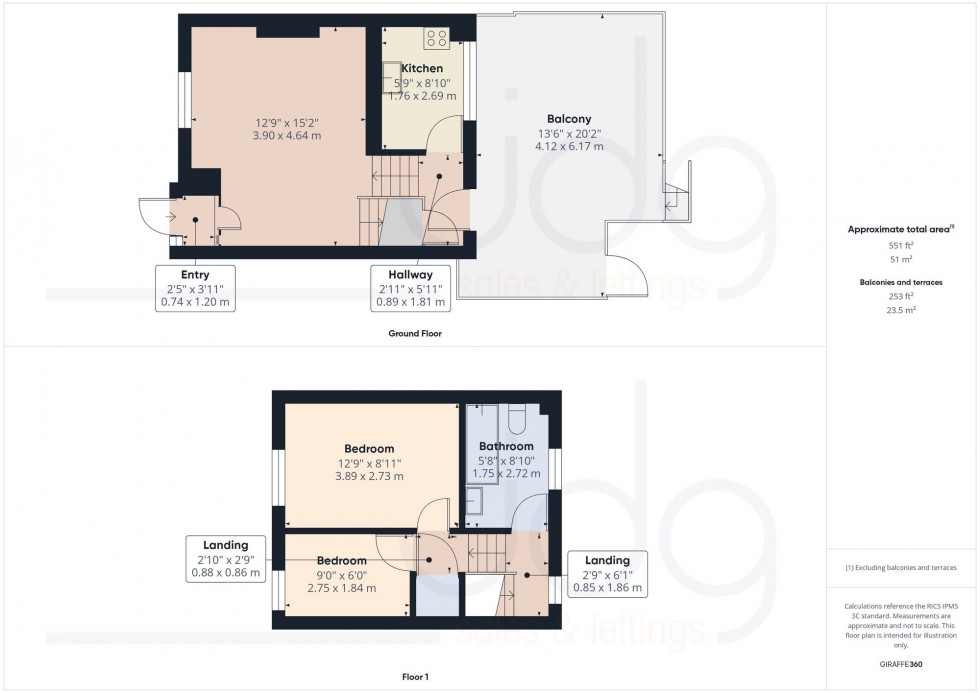 Floorplan for Ashbourne Drive, Lancaster, LA1