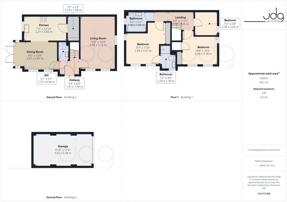Floorplan for Africa Drive, Lancaster, LA1