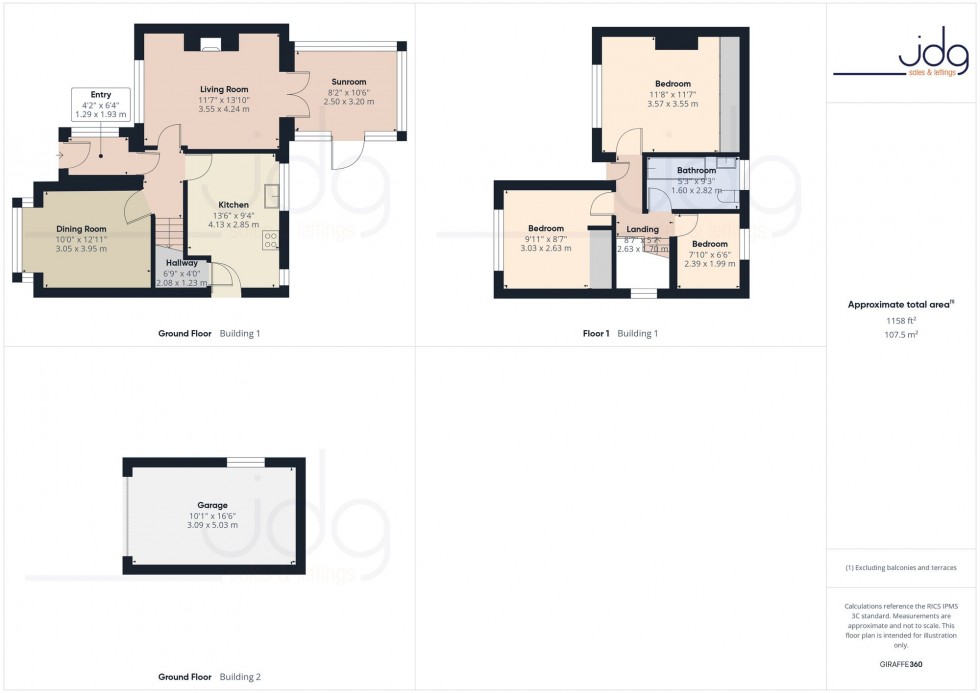 Floorplan for Rutland Avenue, Lancaster, LA1