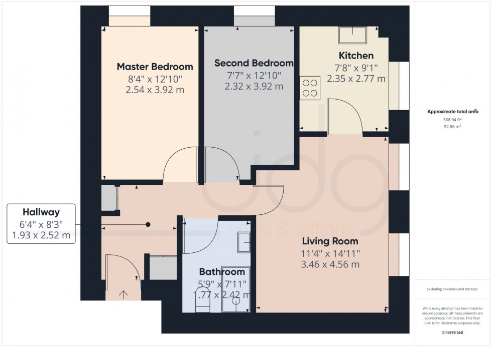 Floorplan for The Hastings, Lancaster, LA1