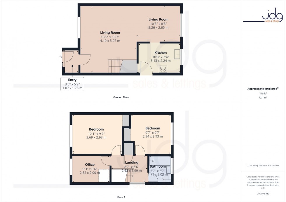 Floorplan for Shireshead Crescent, Lancaster, LA1