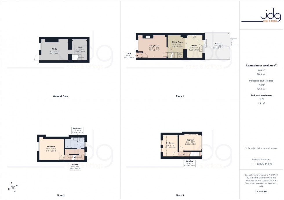Floorplan for Ullswater Road, Lancaster, LA1