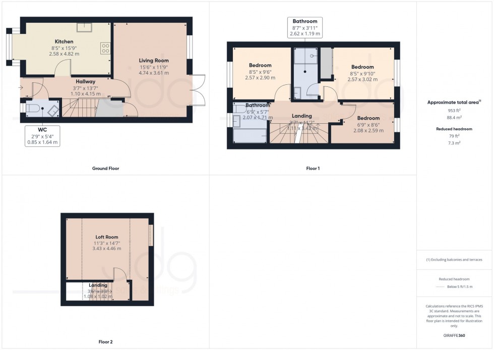 Floorplan for Coleman Drive, Lancaster, LA1