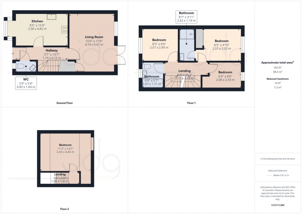 Floorplan for Coleman Drive, Lancaster, LA1